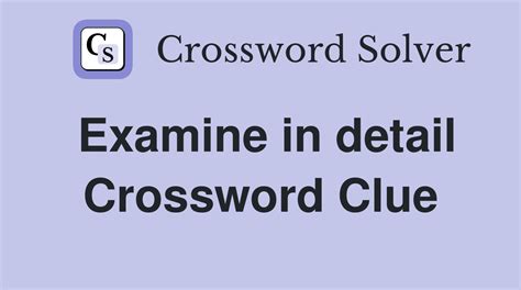 give details crossword clue|Give details to (6)